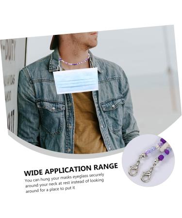 Shop Hapinary 2 STK Glasses Mask Chain & Cord - Stylish Anti-Lost Strap for Glasses Napkin Clips Tea Towels & Earrings | European & American Designs - Buy Online on GoSupps.com