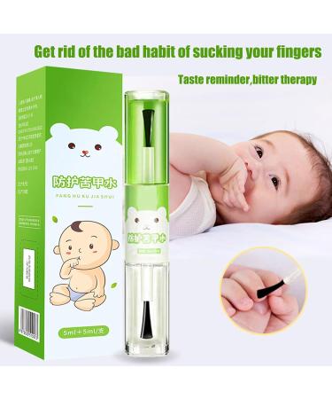 Nail Bite Prevention | Gentle Solution To Stop Thumb Sucking - 10ml Helps Prevent Finger Sucking for Boys Girls Babies and Quick Drying - Buy Online on GoSupps.com