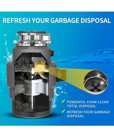 NATRUTH Garbage Disposal Cleaner Tablets - 24 Count Lemon Scent | Removes Odor & Grease | Safe Natural & Easy to Use | Deep Cleaning & Septic Safe - Buy Online on GoSupps.com