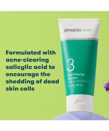 Proactiv Clean Acne Clearing Hydrator - Gentle Daily Moisturizer with Salicylic Acid for All Skin Types - 3oz Acne Treatment Lotion with Hyaluronic Acid & Vitamin E - Buy Online on GoSupps.com