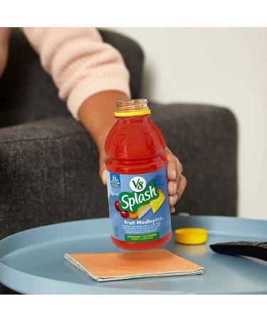 V8 Splash Fruit Medley Juice Beverage - 16 FL OZ Bottle (Pack of 12) - Buy Online on GoSupps.com