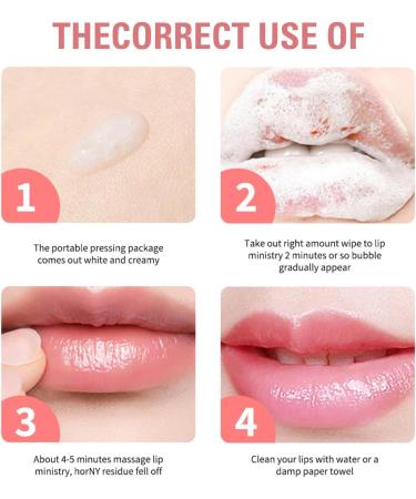 Bubble Lip Mask Bubble Lip Scrub Lip Scrub Exfoliator Moisturizes And Plumps Chapped Lips Easy Exfoliation With Soft Bubbles Fades Lip Lines Black Lip Lip Masks Dry Lips Treatment&Lip Care - Buy Online on GoSupps.com