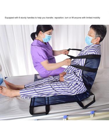 Positioning Bed Cushion with Handles | Hospital Bed Sheets & Transfer Straps for Seniors | Incontinence Mattress Sheet for Easy Lifting & Repositioning - Buy Online on GoSupps.com