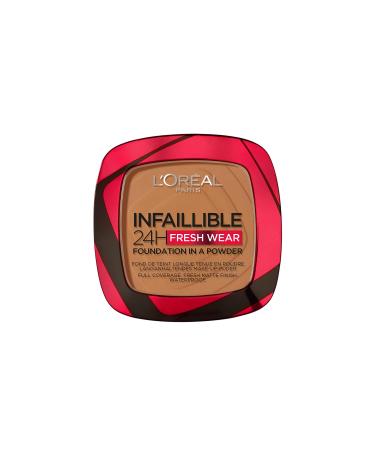 L'Or al Paris Infaillible 24h Fresh Wear Make-Up Powder 355 Sienna Matting Make-up powder waterproof welding festival up to 24h No. 355 Sienna - Buy Online on GoSupps.com