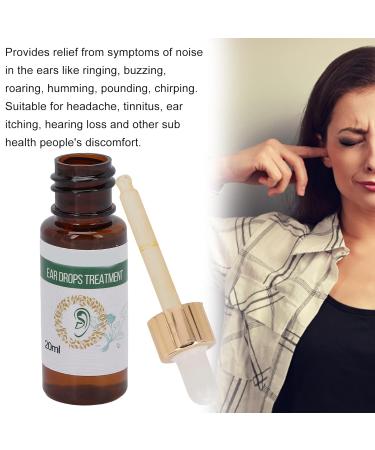 Tinnitus Relief Drops 20ml - Soothes Ear Pain & Itching, Portable Ear Ringing Relief for Men & Women - Buy Online on GoSupps.com