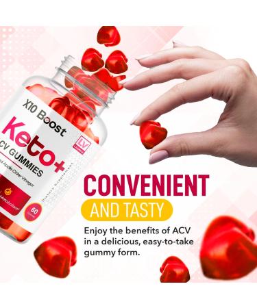 Buy X10 Boost Keto ACV Gummies - 120 Count (2 Pack) for 60 Days - Advanced Weight Loss & Energy Support - Buy Online on GoSupps.com