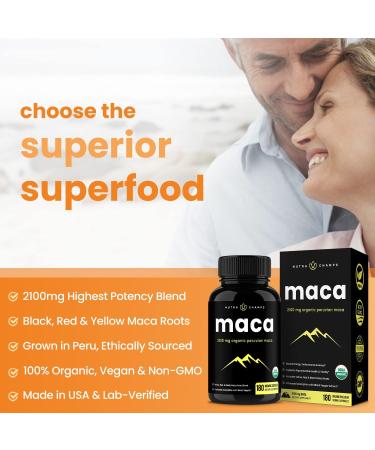 NutraChamps Maca Root Capsules and Korean Ginseng Capsules 2 Pack Bundle - Buy Online on GoSupps.com