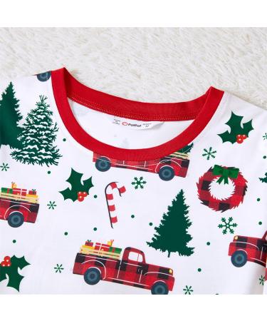 PatPat Family Matching Christmas Pajamas - Xmas Tree & Car Print Set, Baby 3-6 Months, Multi-color - Buy Online on GoSupps.com