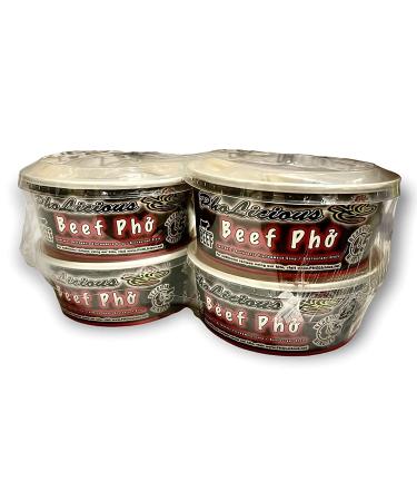 PhoLicious Instant Beef Pho Bowls - Authentic Vietnamese Soup - Restaurant Style (Pack of 4) - Buy Online on GoSupps.com