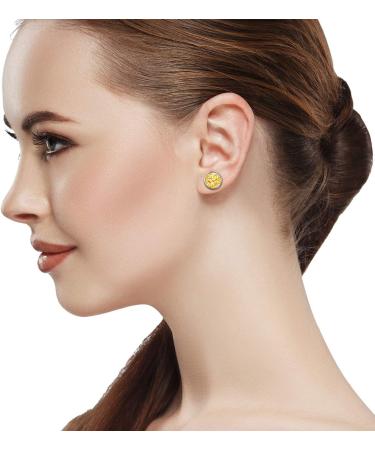 300 Piece Stud Earring Kit: 100 Stainless Steel Bezels, 100 Rubber Backs, 100 Earring Backs - Silver/Clear - Buy Online on GoSupps.com