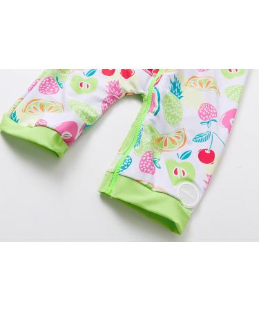 BONVERANO Baby Girls Swimsuit UPF 50+ Sun Protection Fruit One Piece 12-18 Months - Buy Online on GoSupps.com