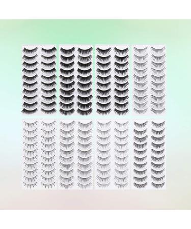 Lurrose 160 Pairs Natural False Eyelashes Set - Professional Long Fake Eyelashes Pack | 8 Styles for Stunning Makeup - Buy Online on GoSupps.com