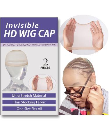 Ugrace Hair HD Wig Cap for Lace Front Wig - 10 PCS Transparent Stocking Wig Caps for Women | Breathable & Super Soft Invisible HD Wig Accessories - Buy Online on GoSupps.com