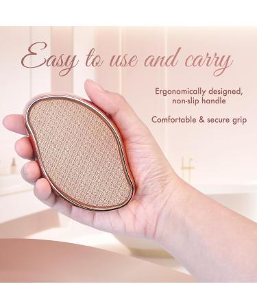 Ambaa Nano Glass Foot File Highly Effective Callus Remover for Foot Spa & Home Salon Fine Foot File for Velvety Feet Foot Files for Hard Skin (Rose Gold) - Buy Online on GoSupps.com