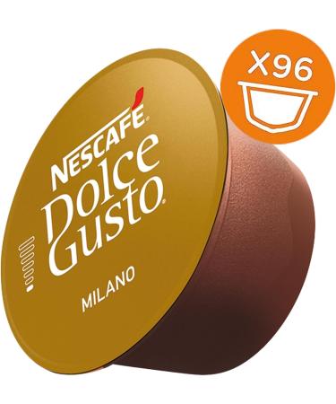 NESCAF DOLCE GUSTO Espresso Milano Caff 6 bottles of 16 capsules (96 capsules compatibles Nescaf Dolce Gusto) - Buy Online on GoSupps.com