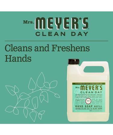 Mrs. Meyer's Clean Day Basil Hand Soap Refill - 33 Fl. Oz (Pack of 2) - Buy Online on GoSupps.com