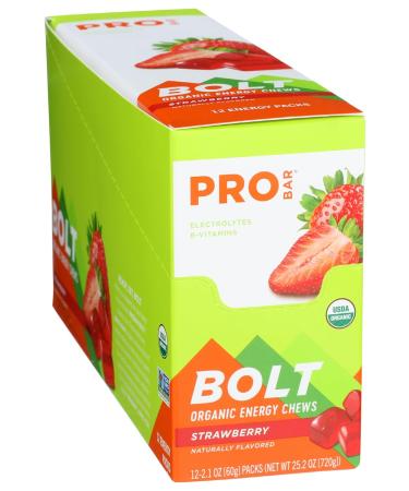 Buy Probar Organic Strawberry Energy Chews - Non-GMO 2.1oz Pack of 12 | Healthy Snacks Worldwide Shipping - Buy Online on GoSupps.com