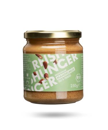 Reishunger organic almondmus brown 1.5kg (6x250g) - gluten -free & vegan - creamy nutmy without added sugar - from 100% roasted & unpeeled almond brown almondmus 250 g (6 Pack)