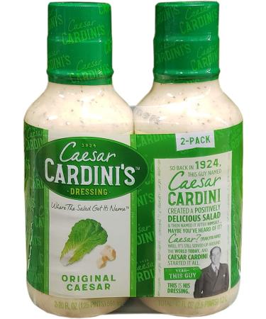 Cardini Original Caesar Dressing, Bottles, 20 Fl Oz (Pack of 2)