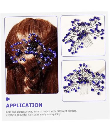 PLAFOPE Bridal Wedding Comb Bridal Headpieces Bridal Side Combs Hair Combs for Women Decorative Wedding Hair Accessories Hair Combs for Women Accessories Hair Comb Clip Bride Hair Comb - Buy Online on GoSupps.com