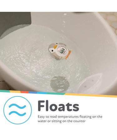 Nuby Penguin Bath and Room Digital Thermometer | Safe Baby Temperature Monitor for Bathing & Room Comfort - Buy Online on GoSupps.com