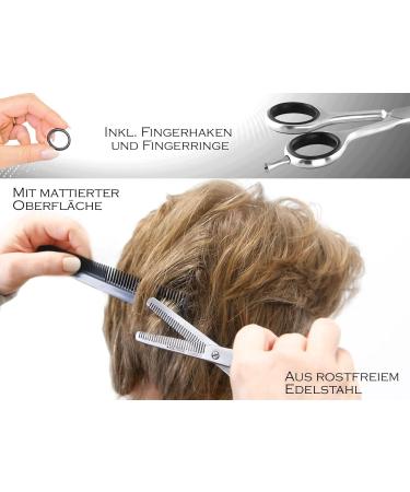 Premium Effilier Scissors | 5.5 Thinning Hairdressing Scissors with Storage Case - Perfect for Hairstyles & Modeling - Buy Online on GoSupps.com