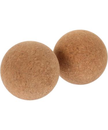 Beaupretty 80mm Cork Massage Balls - High Density Deep Tissue Relief - 2 Pack for Yoga & Muscle Massage - Buy Online on GoSupps.com