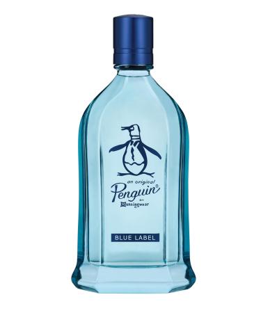 Original Penguin Blue Label 3.4 fl oz EDT - fresh marine aqua clean homme hombre refreshing casual daytime bergamot grapefruit cypress sage driftwood mango musk patchouli