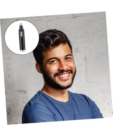 Minkissy Nose Hair Trimmer Set for Men - Household Hair Scissors in Black | Compact ABS Design 14x3x3CM - International Shipping Available - Buy Online on GoSupps.com