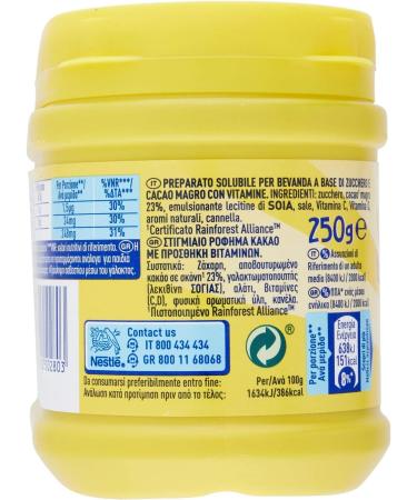  Nesquik Nesquik Opti-Start Cocoa Soluble Milk Solution Tub - 250g - Buy Online on GoSupps.com