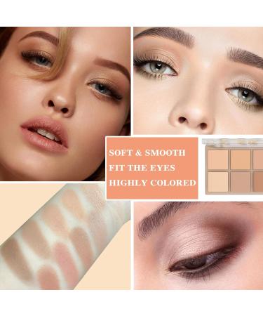 10 Colors Eyeshadow Palette Matte Nude Eye Makeup Palette Ultra-Blendable Long Lasting High Pigmented Waterproof Nudes Neutral Smooth Eye Shadow Palette for Women Natural Charming Looking #05 5# - Buy Online on GoSupps.com