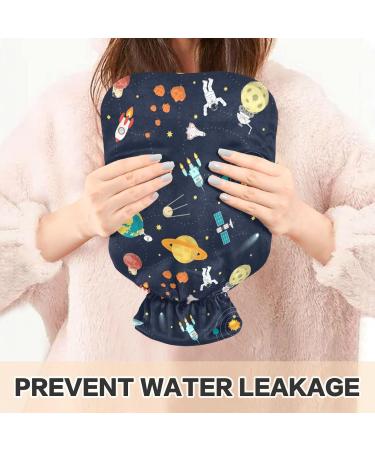 NAANLE GALAXY Astronaut Space Heat Bottle 1L - Transparent Hot Water Bottle for Bed Hand & Foot Pain Relief - Ideal Heat & Cold Therapy - Buy Online on GoSupps.com