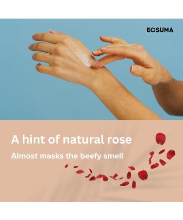 Beef Tallow Moisturizer for Face & Body - No Smell Soft Cream with Colloidal Oatmeal - Deep Moisture for Dry Skin - 2 Oz - Grass Fed & Finished - Buy Online on GoSupps.com