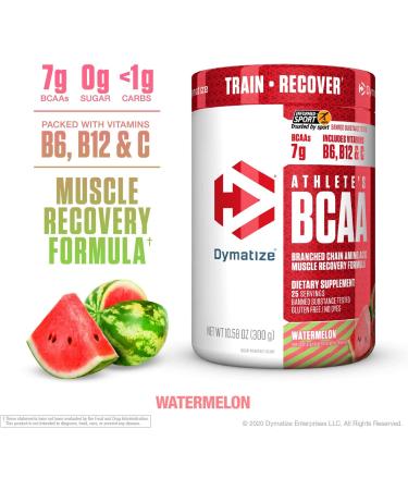 Dymatize Nutrition Athlete's BCAA Watermelon 10.58 oz (300 g) - Buy Online on GoSupps.com
