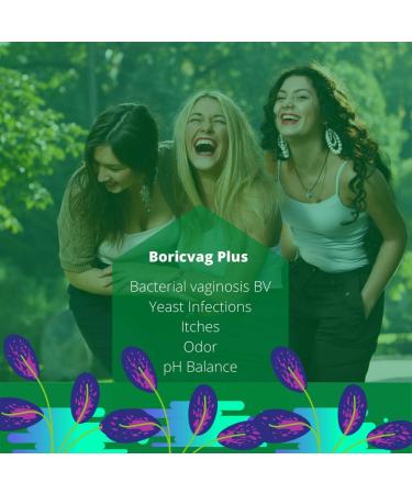 Boricvag Plus 30ct Vaginal Suppositories with Aloe Vera & Probiotics - 1 Pack - Buy Online on GoSupps.com