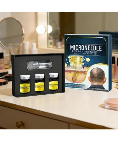 Microneedle Solution volumisante et paississante pour la croissance des cheveux le cuir chevelu pour homme et femme usage quotidien pour la maison le salon les voyages et la douche huile de 15 - Buy Online on GoSupps.com