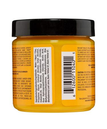 Manic Panic Sunshine Classic Creme - Vegan & Cruelty Free Yellow Semi-Permanent Hair Dye (2 x 118ml) | Brighten Your Look! - Buy Online on GoSupps.com