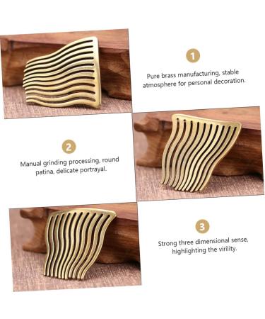 HONMEET 1pc Hairpin Comb Wedding Headpiece Handmade Ornaments Handmade Hair Clip Hair Pin Decorative Hair Clips Bridal Hair Clips Bridal Headdress Bride Headpieces for Wedding Brass - Buy Online on GoSupps.com