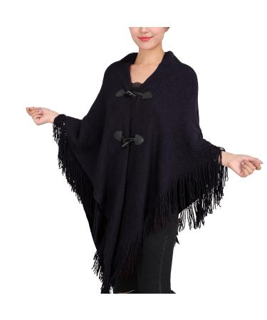 Ladies Scarf Personality Autumn Triangle Triangle Scarf Flowers Cover Scarves for All Seasons Bib Triangle Scarf A Black