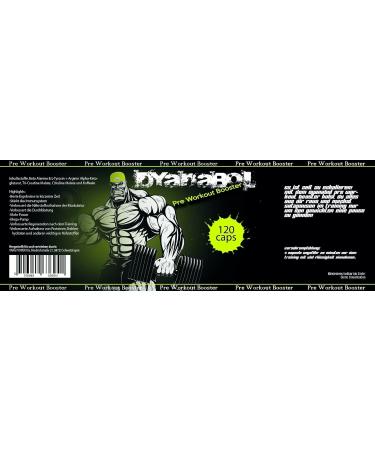 Dyanabol Pump Booster 120 Capsules - High Dose Energy & Focus - Premium Nutritional Supplement for Workout Success - Buy Online on GoSupps.com