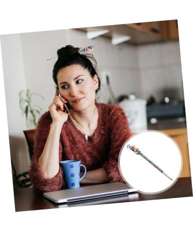 Housoutil Hairpin Hair Fork Metal Hair Clip Chinese Hair Stick Bun Holder Hanfu Hair Accessories Hair Barrette Girl Hair Clips Girls Hair Clips Chinese Style Miss Hair up Alloy - Buy Online on GoSupps.com