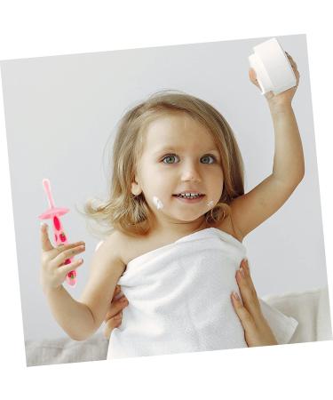 iPetBoom Silicone Finger Toothbrush for Toddlers - Portable Baby Tooth Cleaning Tool & Bite Ring - Pink 1 Pack - Buy Online on GoSupps.com