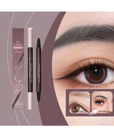 Eyebrow pencil 2In1 Double Sided LinerLong Lasting Eye PencilFor Women And Girls For Beauty And Cosmetics Dating Party Gathering And Makeup - Buy Online on GoSupps.com