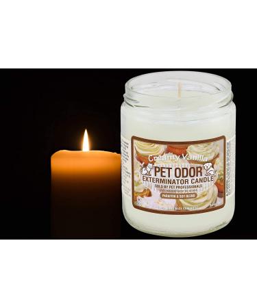 Pet Odor Exterminator Candle - Creamy Vanilla Scent for Home | Buy Now - Buy Online on GoSupps.com