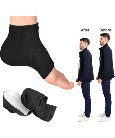 DGUSO High Ankle Socks & Height Booster Insoles | Increase Height & Comfort for Sports - Buy Online on GoSupps.com
