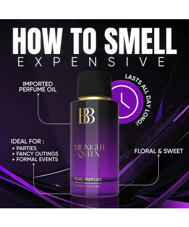 Bergamot_Beaute MIDNIGHT QUEEN Pure Parfum | Orange Caramel & Amber | 12+ Hrs Long Lasting Perfume for Women | Higher Concentration than EDP 100ML - Buy Online on GoSupps.com