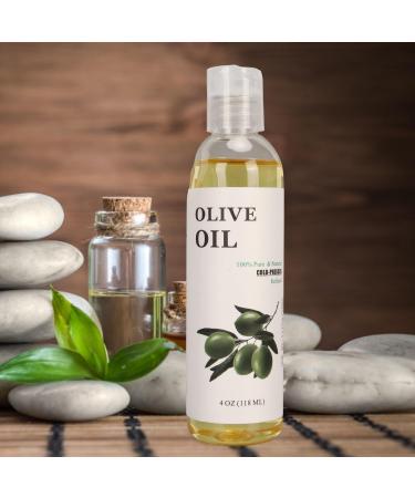 Premium 118ml Cold-Pressed Olive Oil Massage Oil | Nourishing Hair Skin & Hands - International Shipping Available - Buy Online on GoSupps.com