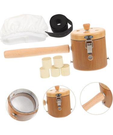 Frcolor Moxibustion Holder Set - Handheld Moxa Device Moxibustion Box Kit for Body Massage Wooden Moxa Stick Burner - Buy Online on GoSupps.com