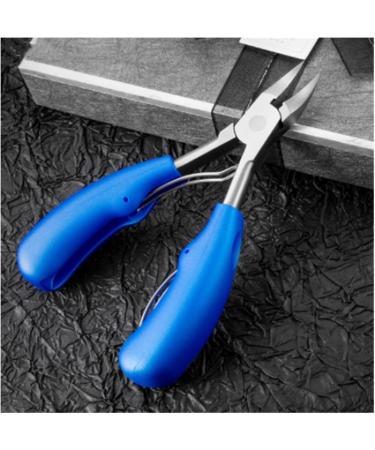 SJLS Stainless Steel Toenail Ingrown Nail Art Nipper Scissors Paronychia Dead Skin Remover Trimming Nail Clipper Pedicure Tool (Color : 07) Black blue - Buy Online on GoSupps.com