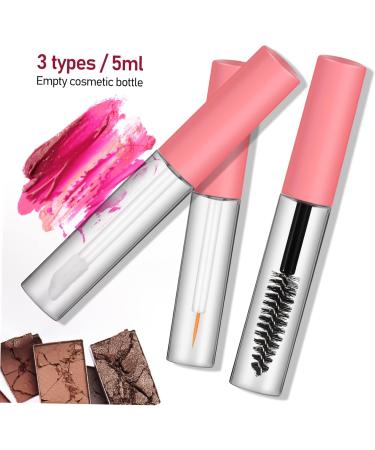 Ipetboom 6 Pcs Empty Bottle Lash Mascara Eyelash Tool Clear Lip Gloss Tube Dispenser Tubes Leakproof Extend - Buy Online on GoSupps.com